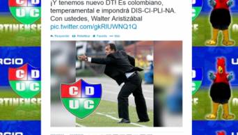 El colombiano Walter Aristiz&aacute;bal es el nuevo t&eacute;cnico del Uni&oacute;n Comercio