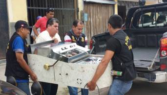 Incautan tragamonedas y accesorios de contrabando por m&aacute;s de 200 mil nuevos soles, en Moyobamba
