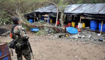 GOLPE AL NARCOTR�FICO EN SAN MART�N: Destruyen laboratorio de elaboraci&oacute;n de droga en la provincia de Tocache