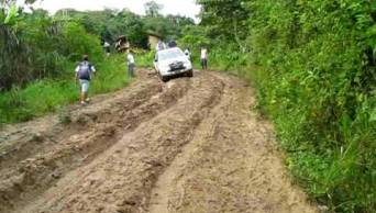 Carreteras de la provincia de Moyobamba, en la Regi&oacute;n San Mart&iacute;n, est&aacute;n seriamente afectadas por las lluvias