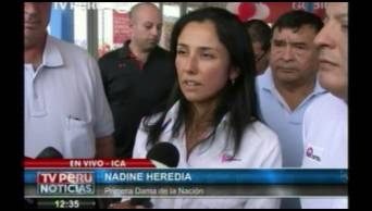 Primera Dama exhort&oacute; a todas las fuerzas pol&iacute;ticas a ponerse "la camiseta del Per&uacute;" y a trabajar juntos sin distingo alguno