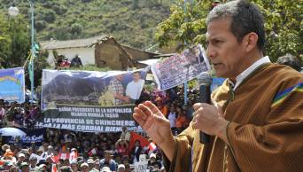 Presidente Humala dijo que, hoy m&aacute;s que nunca, el pa&iacute;s necesita paz, desarrollo, calidad de vida, di&aacute;logo y no violencia