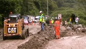 Debido a nuevos deslizamientos vuelven a restringir tr&aacute;nsito vehicular en la v&iacute;a Tarapoto-Yurimaguas, regi&oacute;n San Mart&iacute;n