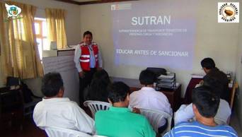 Capacitan en seguridad vial a conductores de transporte interprovincial, en el marco del plan Viaje Seguro Semana Santa 2015