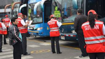 Por Semana Santa, Sutran realiza estricto control a buses de transporte interprovincial, en todo el pa&iacute;s