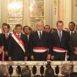 Con solo tres caras nuevas jurament&oacute;  el nuevo Consejo de Ministros que preside Pedro Cateriano - Casi todos los ministros fueron ratificados, a excepci&oacute;n de los titulares de Relaciones Exteriores, Justicia y de Defensa quien asumi&oacute; el premierato