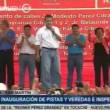 Presidente Humala inaugur&oacute; pistas y veredas en el distrito Nuevo Progreso, provincia de Tocache, regi&oacute;n San Mart&iacute;n - Destac&oacute; inversi&oacute;n en esa regi&oacute;n por 4,200 millones. Tambi&eacute;n entreg&oacute; las obras de mejoramiento de la Instituci&oacute;n Educativa Regner P&eacute;rez Gr&aacute;ndez.