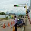 Instalan sem&aacute;foros frente al Colegio Santa Rosa, en Tarapoto, para brindar seguridad a cientos de escolares - Se suman a los ya instalados cerca a las II.EE. Juan Migue P&eacute;rez Rengifo, (sector Atumpampa) y �ngel Custodio Garc&iacute;a Ram&iacute;rez, respectivamente