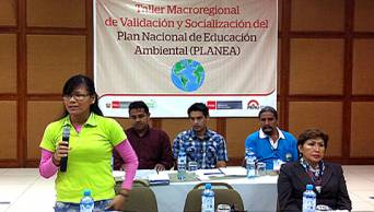 Minedu contin&uacute;a reuniones macro regiones de validaci&oacute;n del Plan Nacional de Educaci&oacute;n Ambiental (PLANEA 2015-2021)
