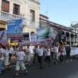 Con un multitudinario Pasacalle la poblaci&oacute;n de Iquitos  celebr&oacute; el D&iacute;a Internacional de Lucha Contra las Drogas - Esta fecha fue declarada en 1987 por las Naciones Unidas para recordar los esfuerzos de los pa&iacute;ses en tener una poblaci&oacute;n con bienestar lejos del consumo de drogas.