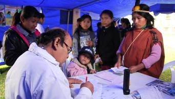 MINSA brinda atenci&oacute;n m&eacute;dica en la zona de triple frontera del Per&uacute;  con Colombia y Brasil, en Loreto
