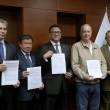 Transfieren presupuesto para obras de prevenci&oacute;n por el Fen&oacute;meno El Ni&ntilde;o a 7 gobiernos regionales, entre ellos a la regi&oacute;n San Mart&iacute;n - MINAGRI firm&oacute; convenios, por encargo, por casi 90 millones de soles con las regiones Lima, Piura, Ica, Tumbes, La Libertad, San Mart&iacute;n y Amazonas