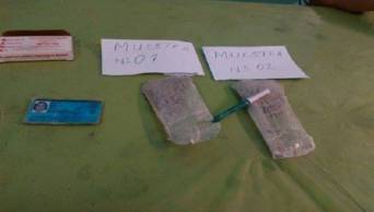 Personal del INPE interviene a mujer cuando intentaba pasar droga en sus sandalias, al Penal de Moyobamba