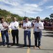 Ministerio de Vivienda financiar&aacute; obras de mejoramiento urbano por 8 millones de nuevos soles, en San Mart&iacute;n - Lo anunci&oacute; el titular del sector, Francisco Dumler tras entregar 2 choques por dicho monto, durante la inauguraci&oacute;n de un nuevo puente vehicular en Saposoa
