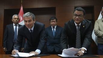 MINAGRI suscribe convenios con gobiernos regionales que recibir&aacute;n segundo paquete de recursos ante el fen&oacute;meno El Ni&ntilde;o