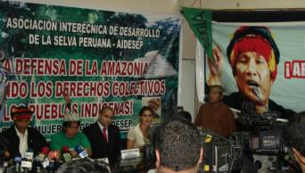 Asociaci&oacute;n Inter&eacute;tnica de Desarrollo de la Selva Peruana (Aidesep) debate sobre manejo de recursos amaz&oacute;nicos