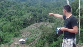 Exitoso mega operativo contra la tala ilegal y destrucci&oacute;n de bosques se realiz&oacute; en la provincia de Tocache, en San Mart&iacute;n