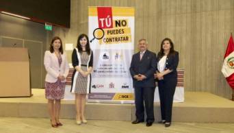 OSCE lanz&oacute; campa&ntilde;a "T&uacute; no puedes contratar con el Estado", con apoyo del JNE, ONPE y Comisi&oacute;n de Alto Nivel Anticorrupci&oacute;n