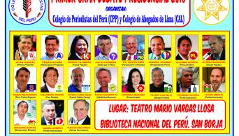 Trece de los 19 candidatos confirman asistencia al "Primer Debate Presidencial 2016", organizado por el Colegio de Periodistas y el CAL