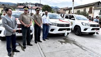 Asociaci&oacute;n C&iacute;vica  de Cajamarca don&oacute; 3 veh&iacute;culos a la Polic&iacute;a, para reforzar acciones de seguridad ciudadana
