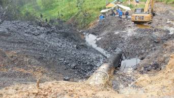 Supervisan acciones de remediaci&oacute;n ante derrame de petr&oacute;leo en distrito de Imaza, provincia de Condorcanqui, regi&oacute;n Amazonas