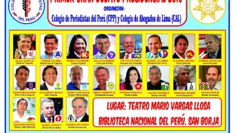 Primer Debate Presidencial que organiza el Colegio de Periodistas del Per&uacute; abordar&aacute; temas sobre Educaci&oacute;n, cultura y sistema jur&iacute;dico