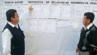 ONPE public&oacute; Lista definitiva de los 463,000 miembros de mesa, titulares y suplentes, para las Elecciones Generales del 10 de abril