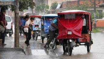 Lluvias moderadas soportaron Tarapoto, en la regi&oacute;n San Mart&iacute;n y Yurimaguas, en la regi&oacute;n Loreto, seg&uacute;n el Senamhi
