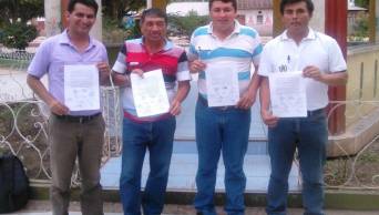 Alcaldes de la cuenca del r&iacute;o Mayo formalizan mancomunidad municipal en la regi&oacute;n San Mart&iacute;n