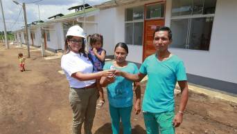 Entregan primeras casas de material noble en la Nueva Ciudad de Bel&eacute;n en Iquitos