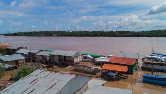 Aumenta caudal de r&iacute;o Huallaga y se registran inundaciones en San Mart&iacute;n