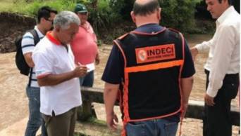 Indeci registra da&ntilde;os en viviendas por inundaciones en Yorongos - Rioja