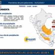 Pronostican lluvias con tormentas el&eacute;ctricas y r&aacute;fagas de viento en doce regiones - 