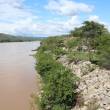 R&iacute;o huallaga pr&oacute;ximo a nivel de inundaci&oacute;n en Yurimaguas - Loreto - 