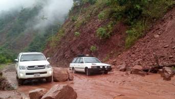 Restablecen el tr&aacute;nsito en carretera Tarapoto-Shapaja en la regi&oacute;n San Mart&iacute;n