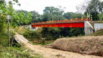 Inauguran puente en Ucayali que soporta m&aacute;s de 20 toneladas