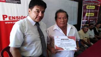 Centro de rehabilitaci&oacute;n reconoce a usuarios de Pensi&oacute;n 65 en Pucallpa