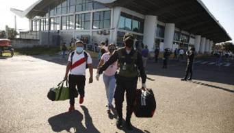 En vuelo humanitario llegan a San Mart&iacute;n 156 retornantes desde Lima