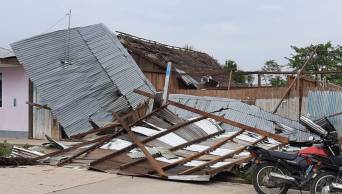 Vientos fuertes y lluvias dejan 28 viviendas inhabitables y 8 afectadas en San Mart&iacute;n