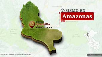 Fuerte sismo en Amazonas de Magnitud 5.2 (Hoy Lunes 8 Febrero 2021) Temblor - Terremoto - Epicentro - Jumbilla - Bongar&aacute; - IGP - www.igp.gob.pe